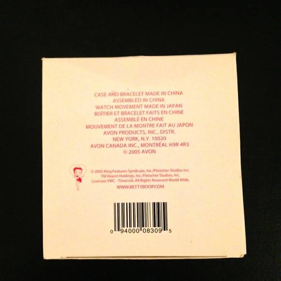 Betty Boop "Here's A Kiss" Watch by Avon - Picture 5 of 6